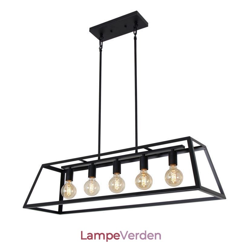 Industriel metal pendel Trapezformet hængende loftslampe