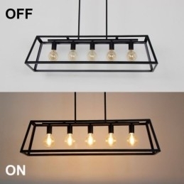 Industriel metal pendel Trapezformet hængende loftslampe