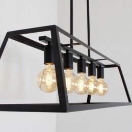Industriel metal pendel Trapezformet hængende loftslampe