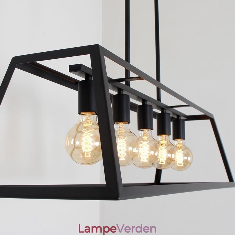 Industriel metal pendel Trapezformet hængende loftslampe