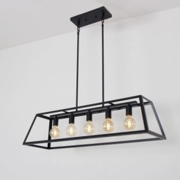 Industriel metal pendel Trapezformet hængende loftslampe