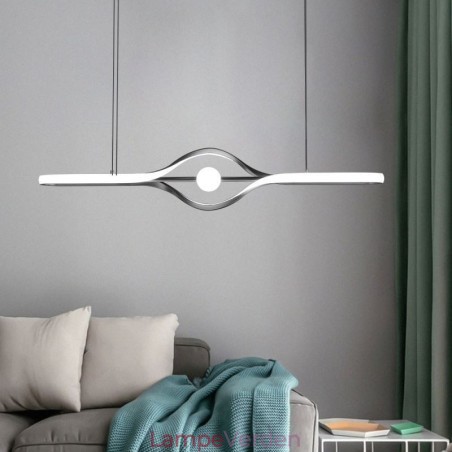 Moderne lineært hængende lys med lang stribe hængende lampe Moderne lineært hængende lys med lang stribe hængende lampe