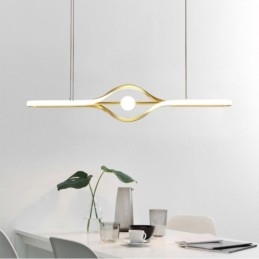Moderne lineært hængende lys med lang stribe hængende lampe