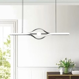 Moderne lineært hængende lys med lang stribe hængende lampe