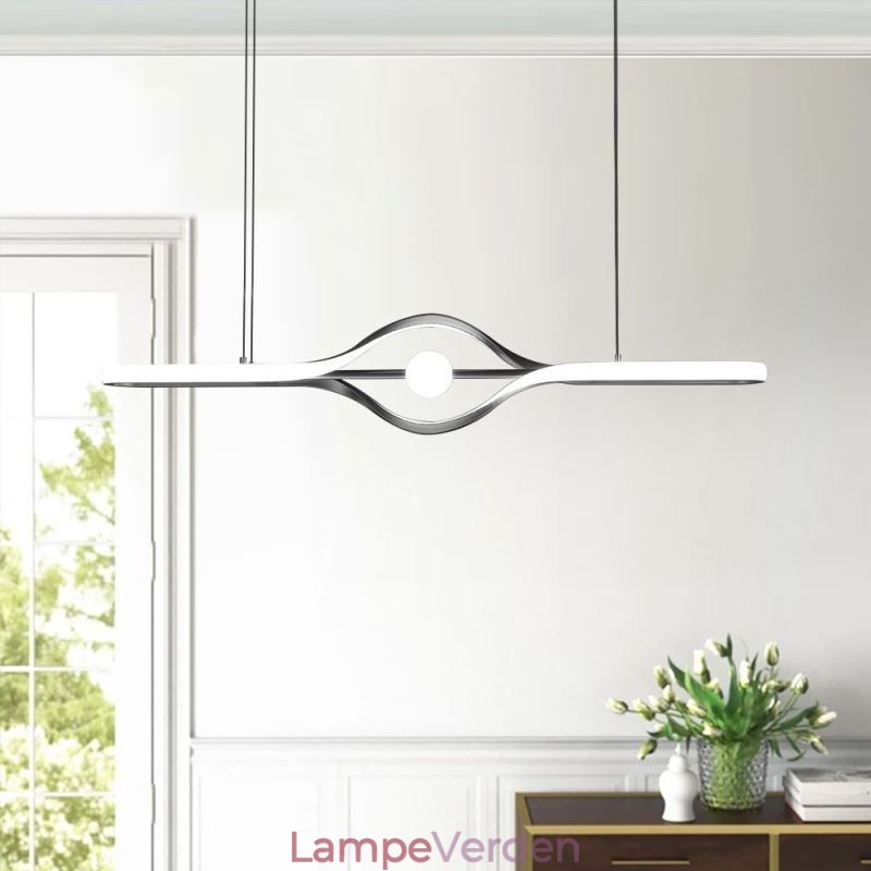 Moderne lineært hængende lys med lang stribe hængende lampe