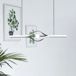 Moderne lineært hængende lys med lang stribe hængende lampe