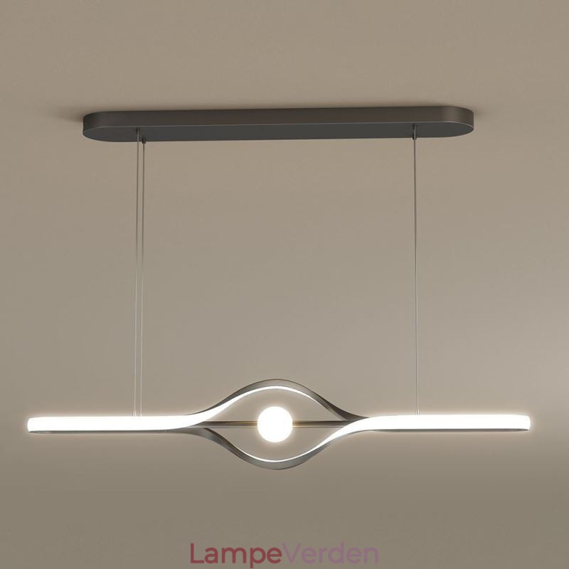 Moderne lineært hængende lys med lang stribe hængende lampe