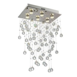 Moderne krystal lysekrone Flush Mount Loftslampe
