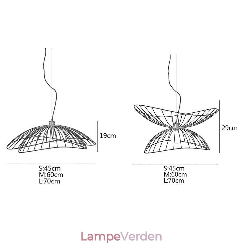 Moderne Hat Lysekrone Minimalistisk Dekor Pendel Light 1 Lys