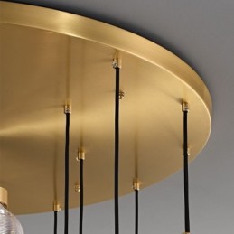 American Cluster Pendel Lampe Luksuriøs glaskugle loftslampe