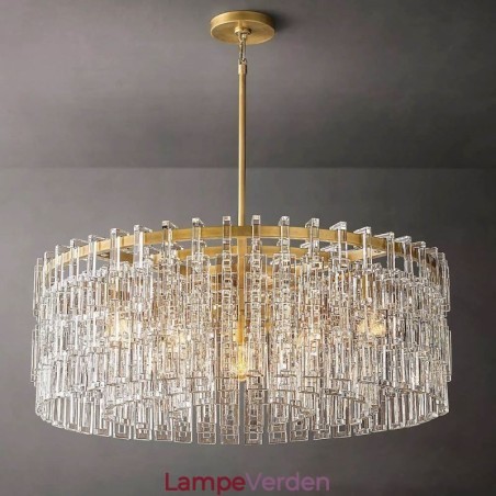Amerikansk Loftslampe Luksus Krystal Pendel 60cm Amerikansk Loftslampe Luksus Krystal Pendel 60cm