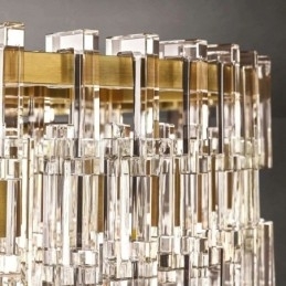 Amerikansk Loftslampe Luksus Krystal Pendel 60cm