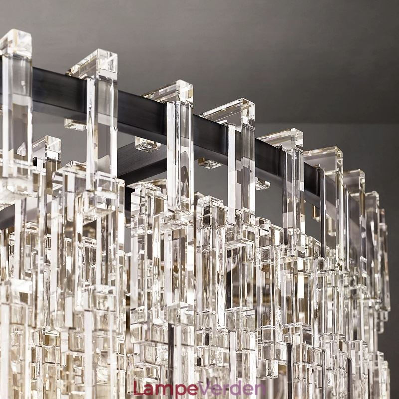 Amerikansk Loftslampe Luksus Krystal Pendel 60cm