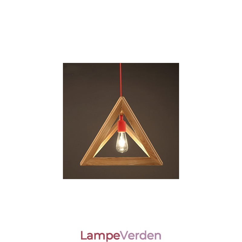 Nordic Wood Lysekrone Cafe Tøj Kreativ Retro Dekorativ Eg Lysekrone