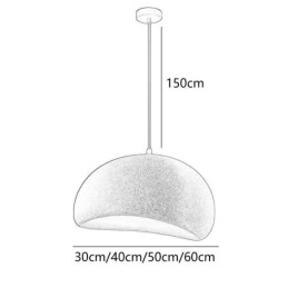 Harpiks pendel Minimalistisk hængende lys