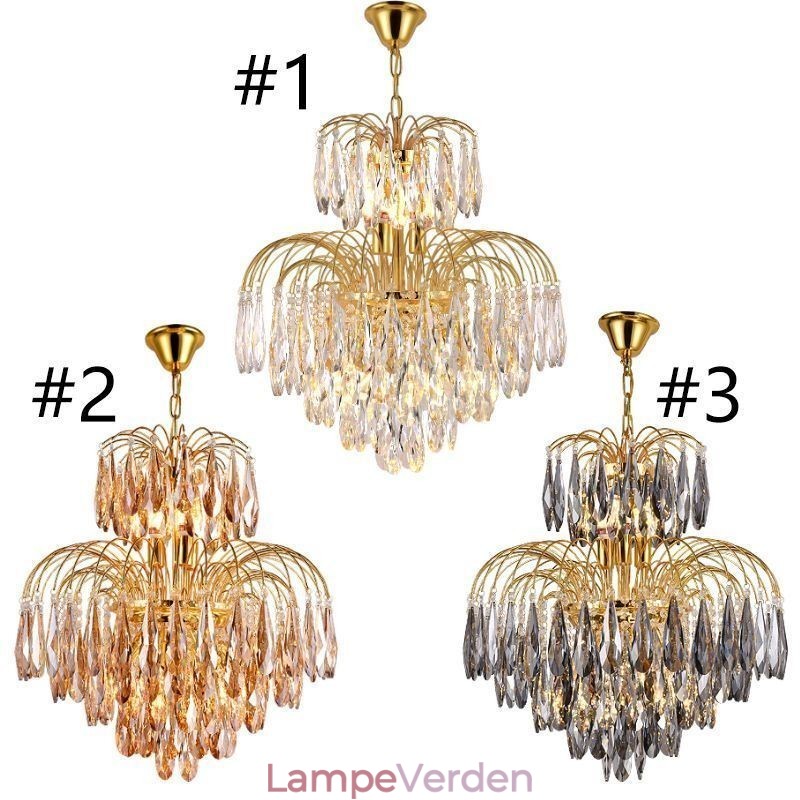 Krystal Pendel Moderne Duplex Dekorativ Loftslampe
