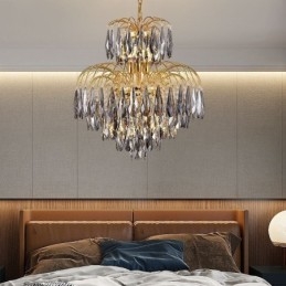 Krystal Pendel Moderne Duplex Dekorativ Loftslampe