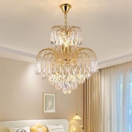 Krystal Pendel Moderne Duplex Dekorativ Loftslampe