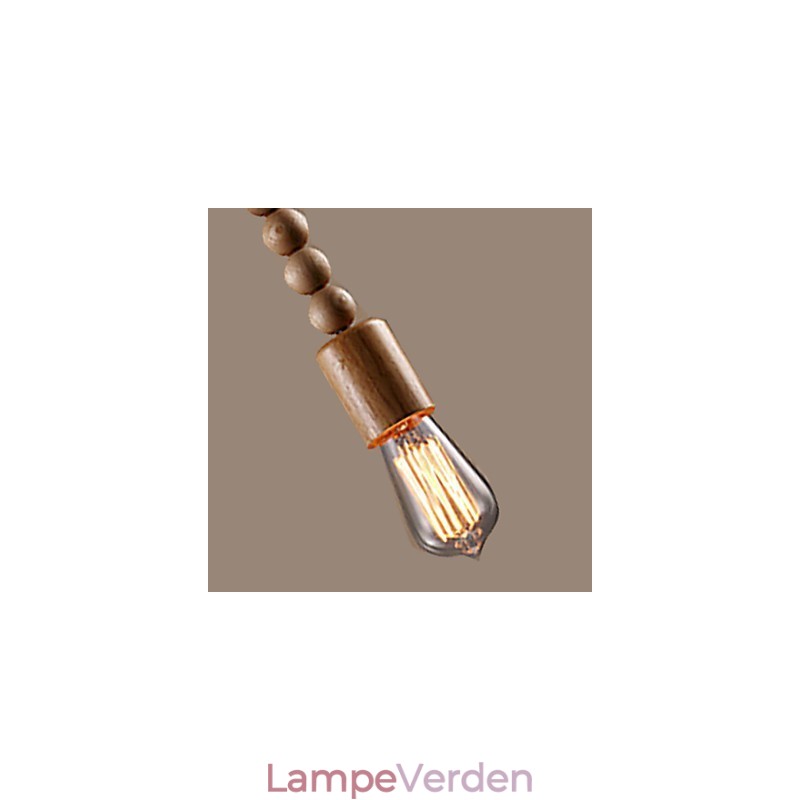 Lysekrone Mini Style Traditionel Klassisk Træ Bambus