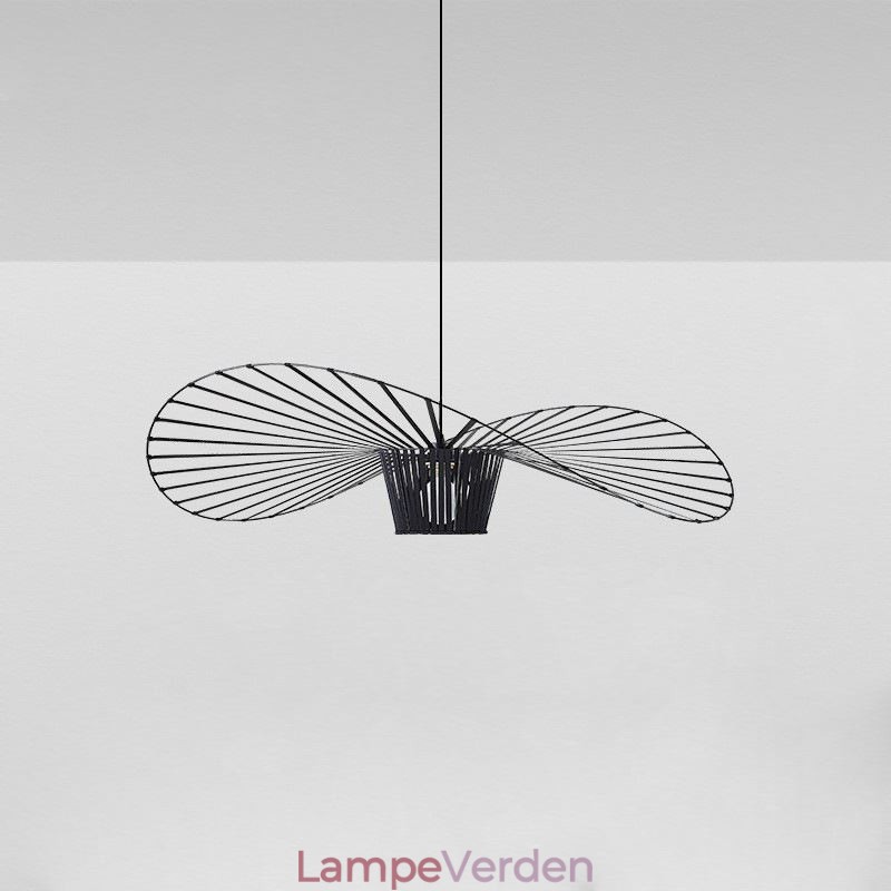 Pendel lys moderne enkel enkelt jern kunst hat form loftslys
