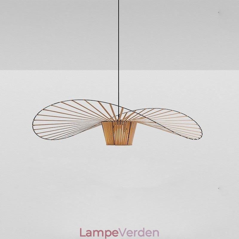 Pendel lys moderne enkel enkelt jern kunst hat form loftslys