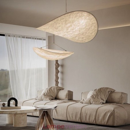 Loftslys Silke Dekoration Pendel Light Varm Hvid Loftslys Silke Dekoration Pendel Light Varm Hvid