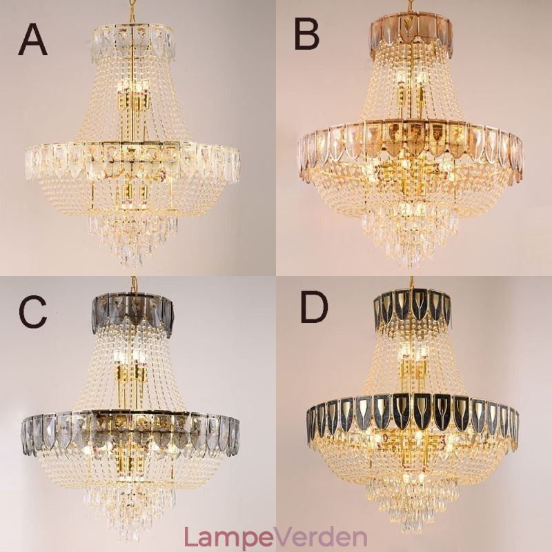 Crystal Pendel Light Luksus Decrative Loftslampe