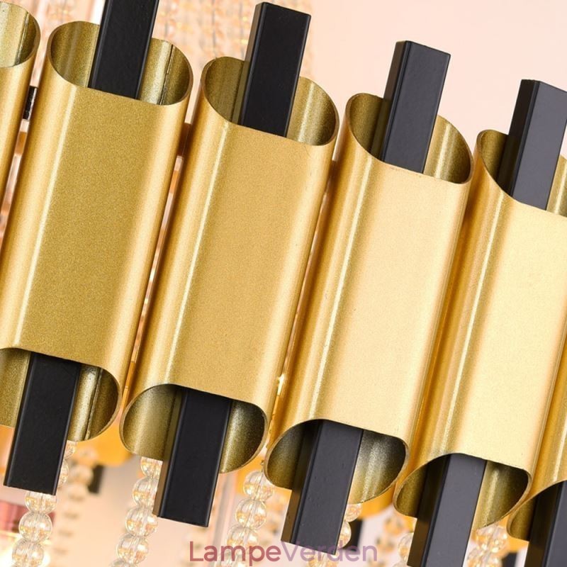 Krystal Pendel Guld Luksus Decrative Loftslampe