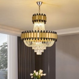 Krystal Pendel Guld Luksus Decrative Loftslampe