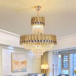 Krystal Pendel Luksus Decrative Loftslampe 60cm