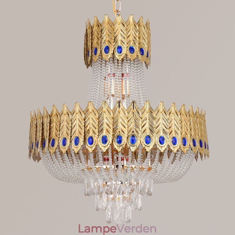 Krystal Pendel Luksus Decrative Loftslampe 60cm