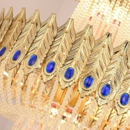 Krystal Pendel Luksus Decrative Loftslampe 60cm