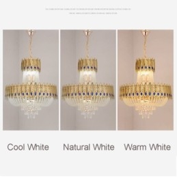 Krystal Pendel Luksus Decrative Loftslampe 60cm