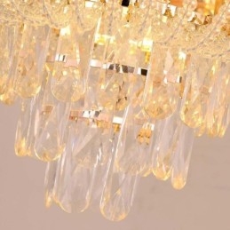 Krystal Pendel Luksus Decrative Loftslampe 60cm
