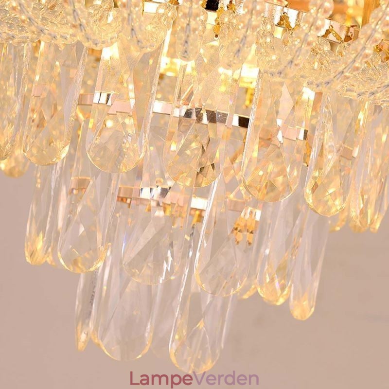 Krystal Pendel Luksus Decrative Loftslampe 60cm