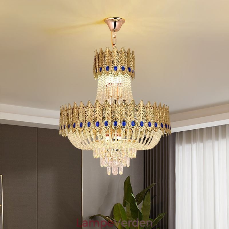 Krystal Pendel Luksus Decrative Loftslampe 60cm