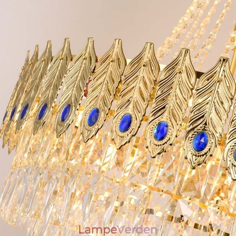 Krystal Pendel Sofistikeret Luksus Decrative Hængelampe 80cm