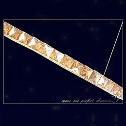 Krystal Pendel Belysning Lamper Moderne Armaturer Amber K9 Krystal Rund Enkelt Ring 30CM