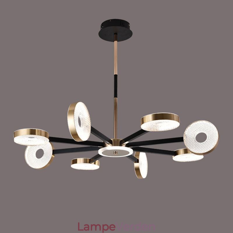 Pendel Minimalistisk Nine Heads Circle Ceiling Light