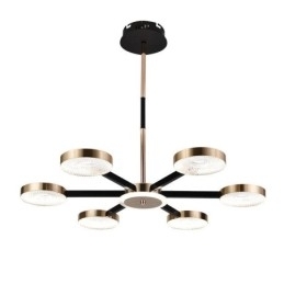Pendellampe Minimalistisk syvhovedet cirkelloftslampe