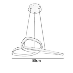 Pendel Minimalistisk Clover Loftslampe