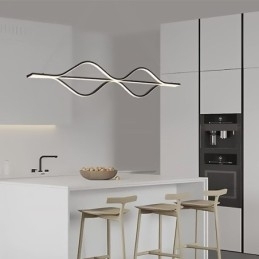 Pendel Minimalistisk Light Wave Loftslampe