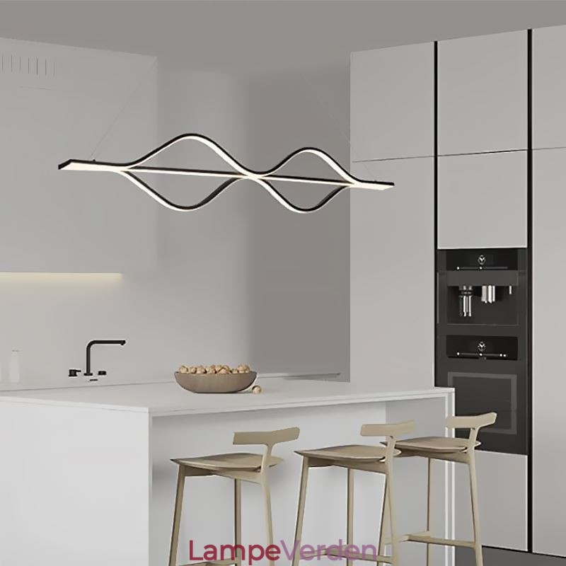 Pendel Minimalistisk Light Wave Loftslampe