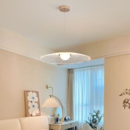 Pendel akryl blomsterpande loftslampe