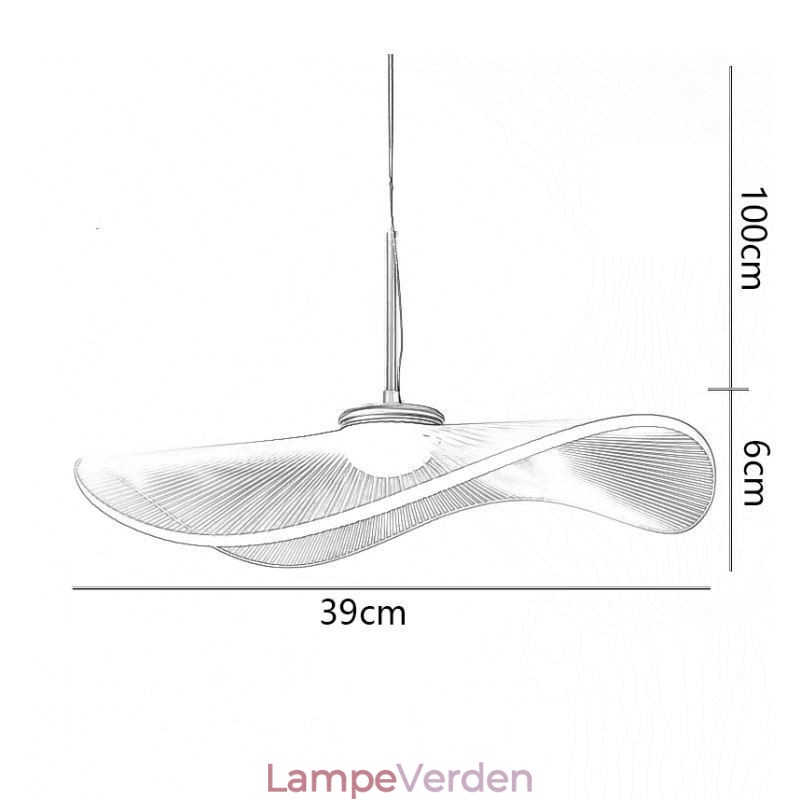 Pendel akryl Lotus Leaf Loftslampe