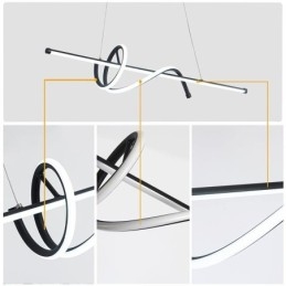 Pendel Minimalistisk kort indpakningsloftslampe
