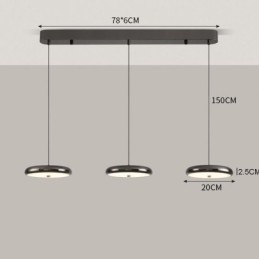 Loftslampe Pendel med tre hoveder