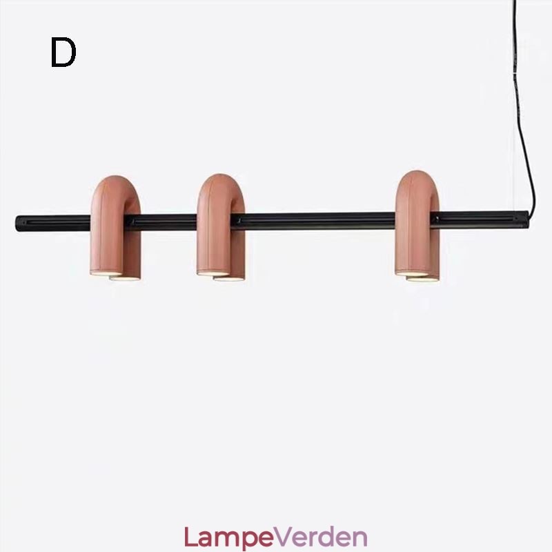 Loftslys smedejern U-formet pendel 90 roterende skærm