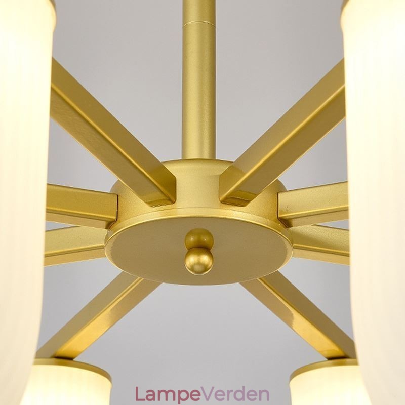 U-formet lysekrone French Creme Style Pendel Light