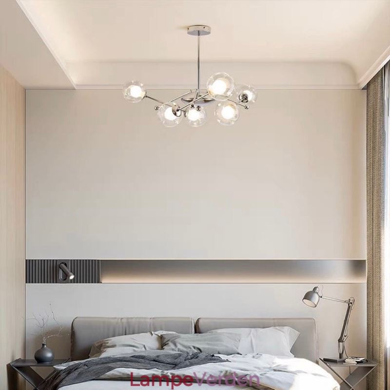 Glas pendel europæisk stil Simple Magic Beans loftslampe